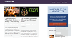 Desktop Screenshot of leanonlife.com